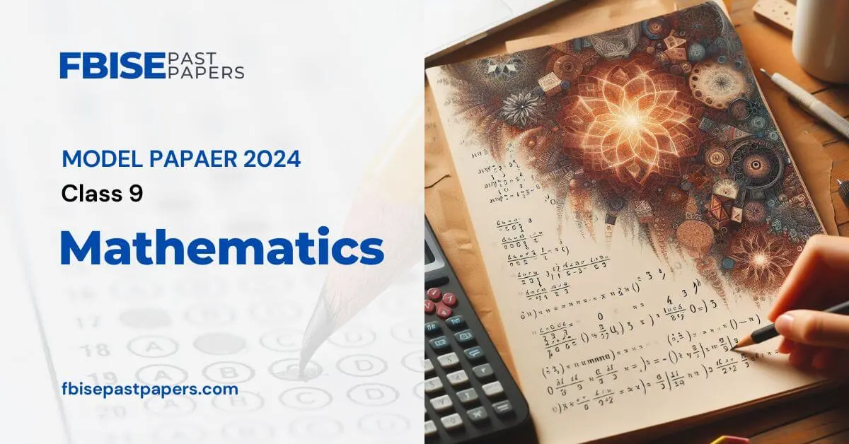 Class 9 Maths Model Paper 2024